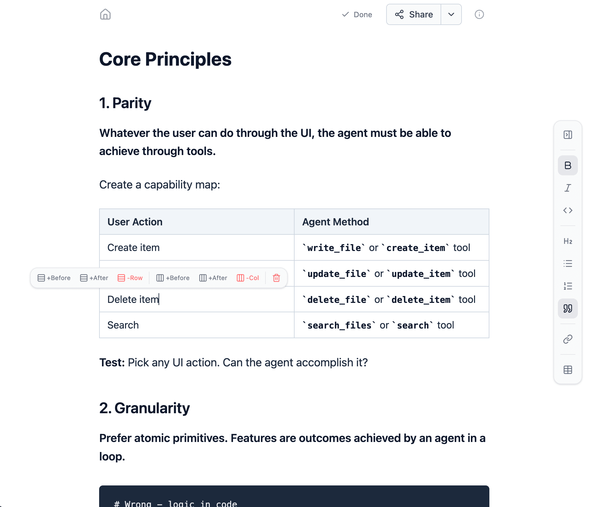 HiveNative Create view - Write docs and decisions